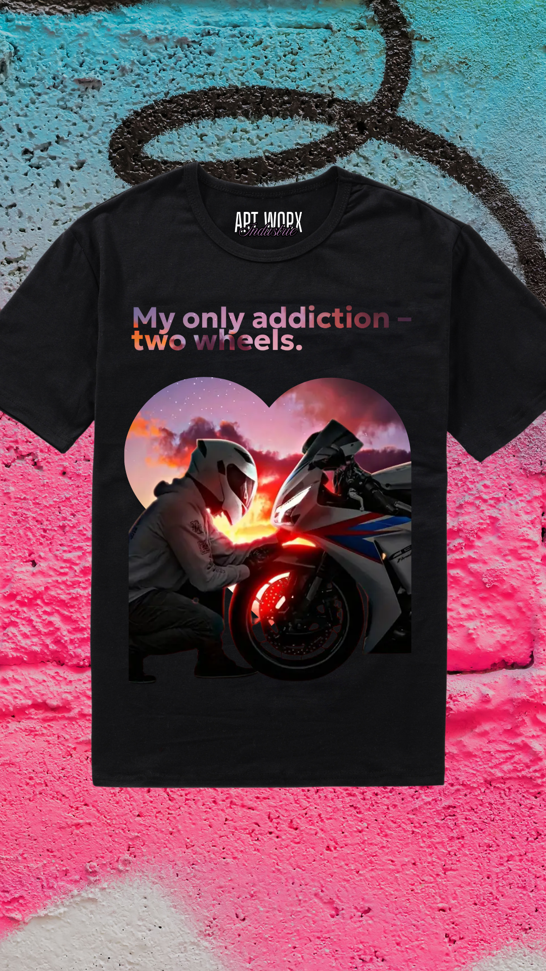 Art Worx Industrie MY ONLY ADDICTION – Heavy Cotton T-Shirt (Herren)