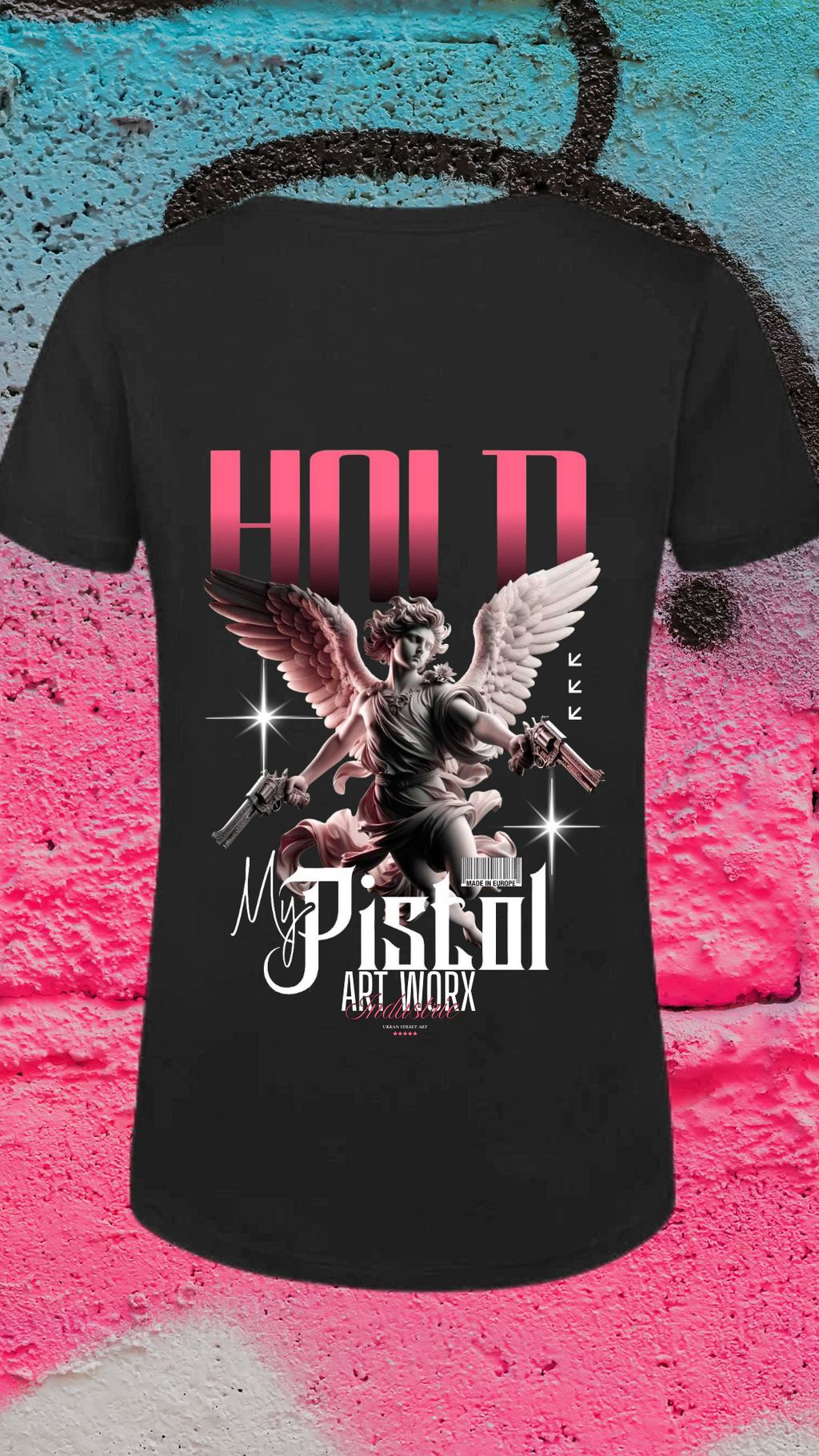 Art Worx Industrie HOLD MY PISTOL – Heavy Cotton T-Shirt (Damen)