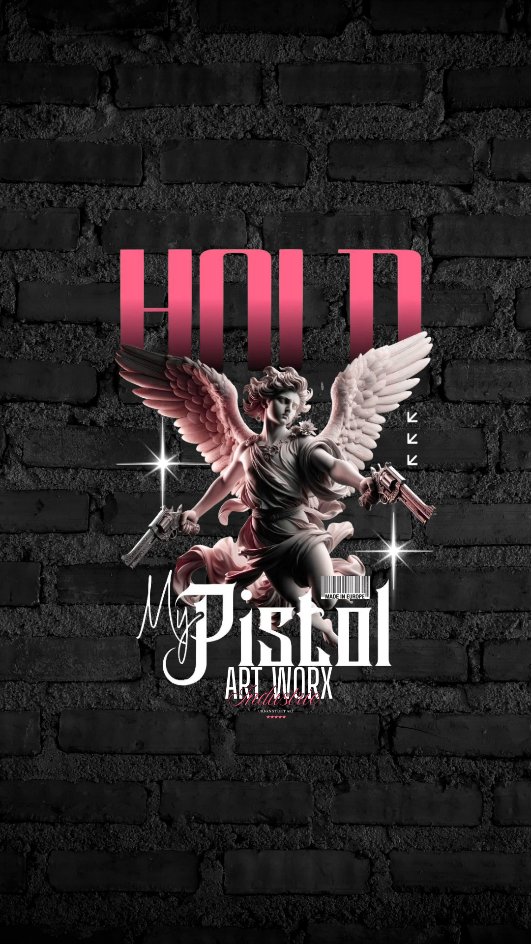 Art Worx Industrie HOLD MY PISTOL – Heavy Cotton T-Shirt (Damen)