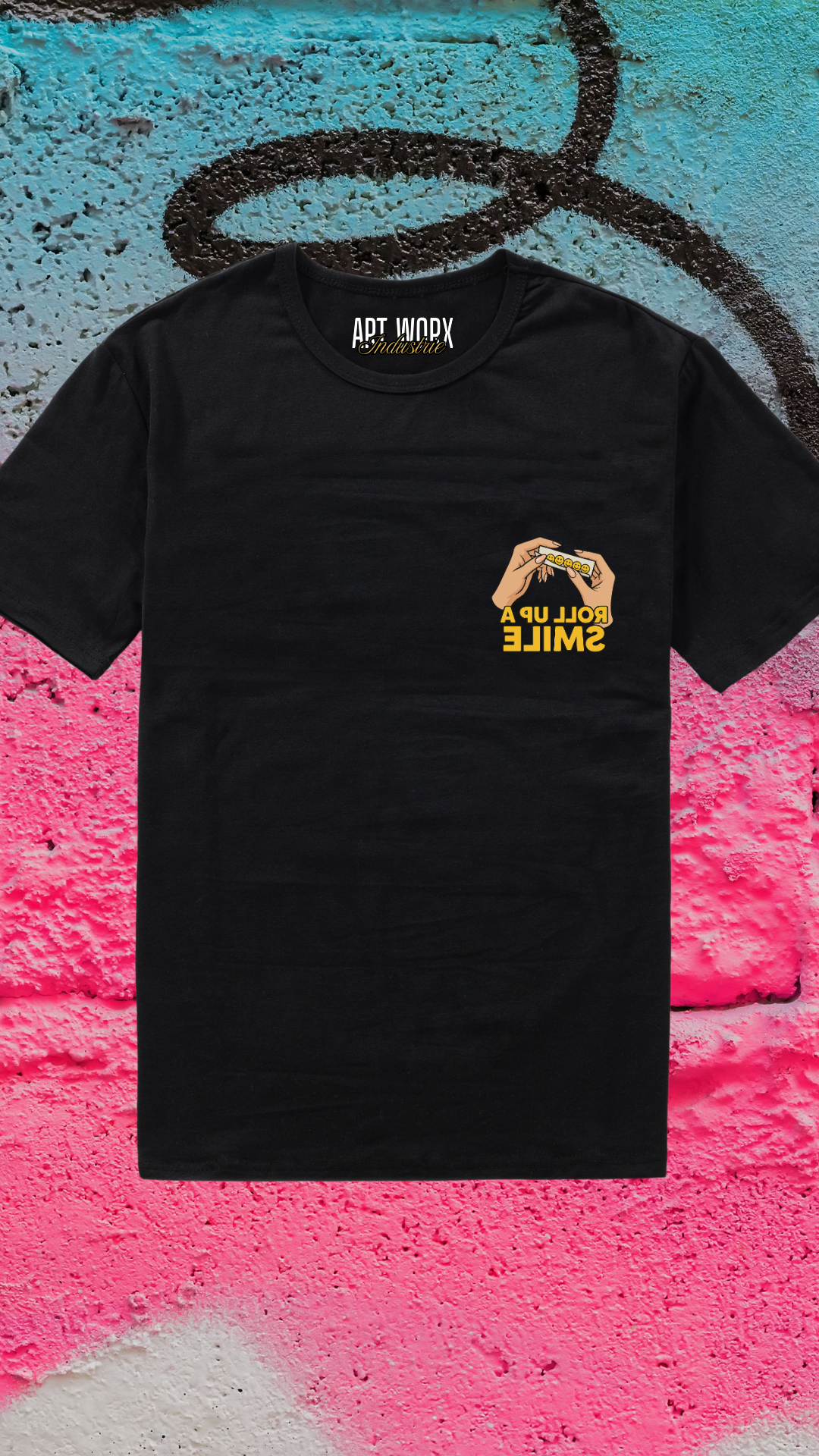 Art Worx Industrie ROLL UP A SMILE – Heavy Cotton T-Shirt (Herren)