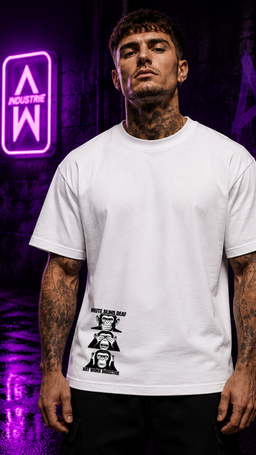 Art Worx Industrie CODE OF SILINCE – Heavy Cotton T-Shirt (Herren)