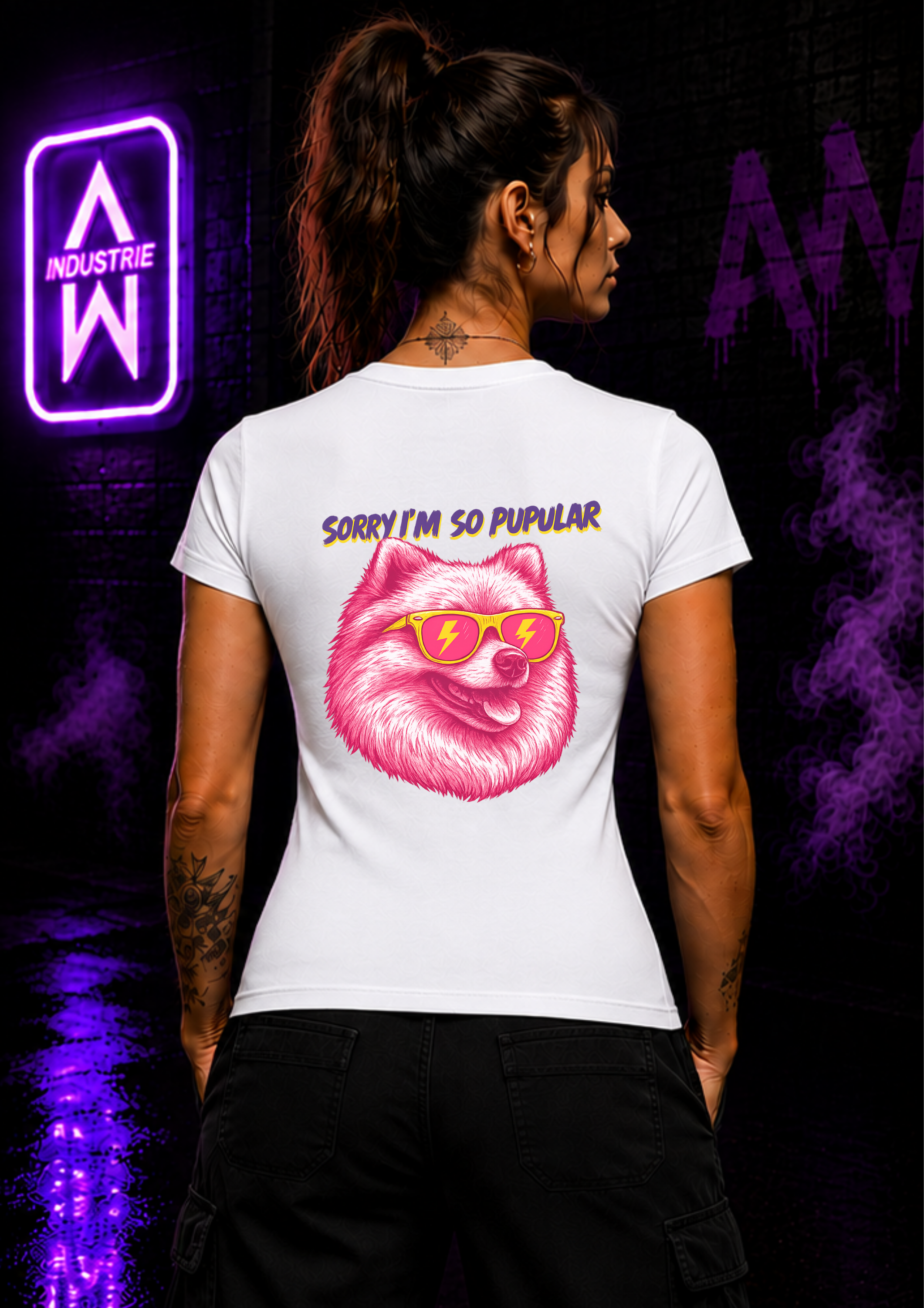 Art Worx Industrie SORRY IM SO PUPULAR – Heavy Cotton T-Shirt (Damen)