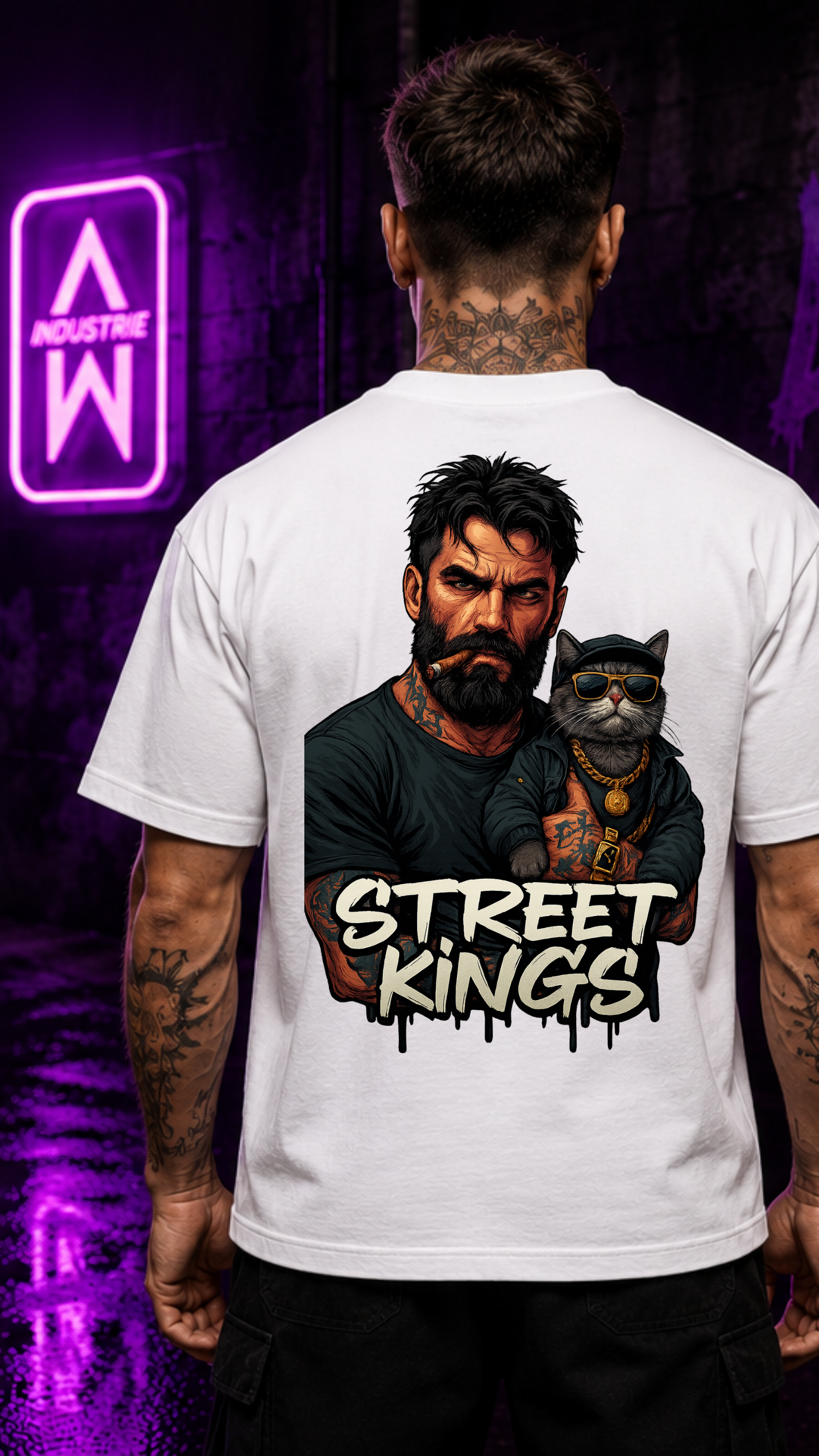Art Worx Industrie STREET KINGS – Heavy Cotton T-Shirt (Herren)