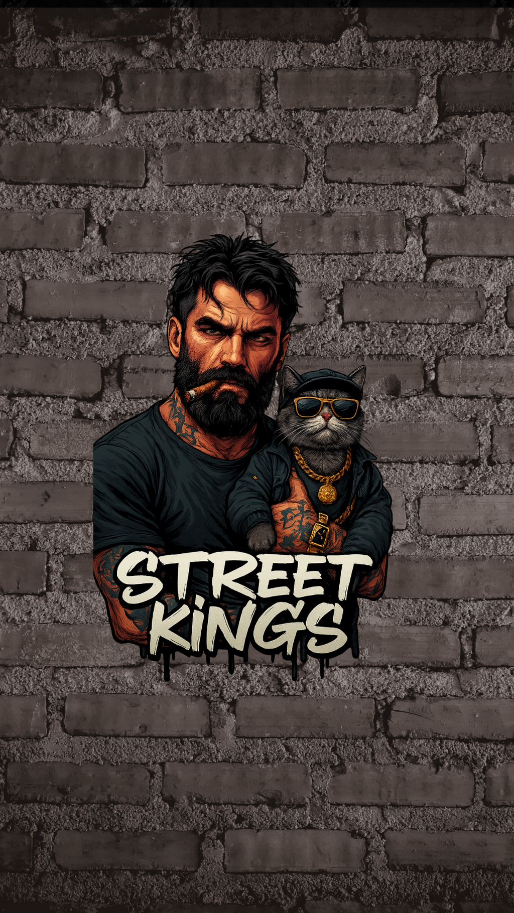 Art Worx Industrie STREET KINGS – Heavy Cotton T-Shirt (Herren)