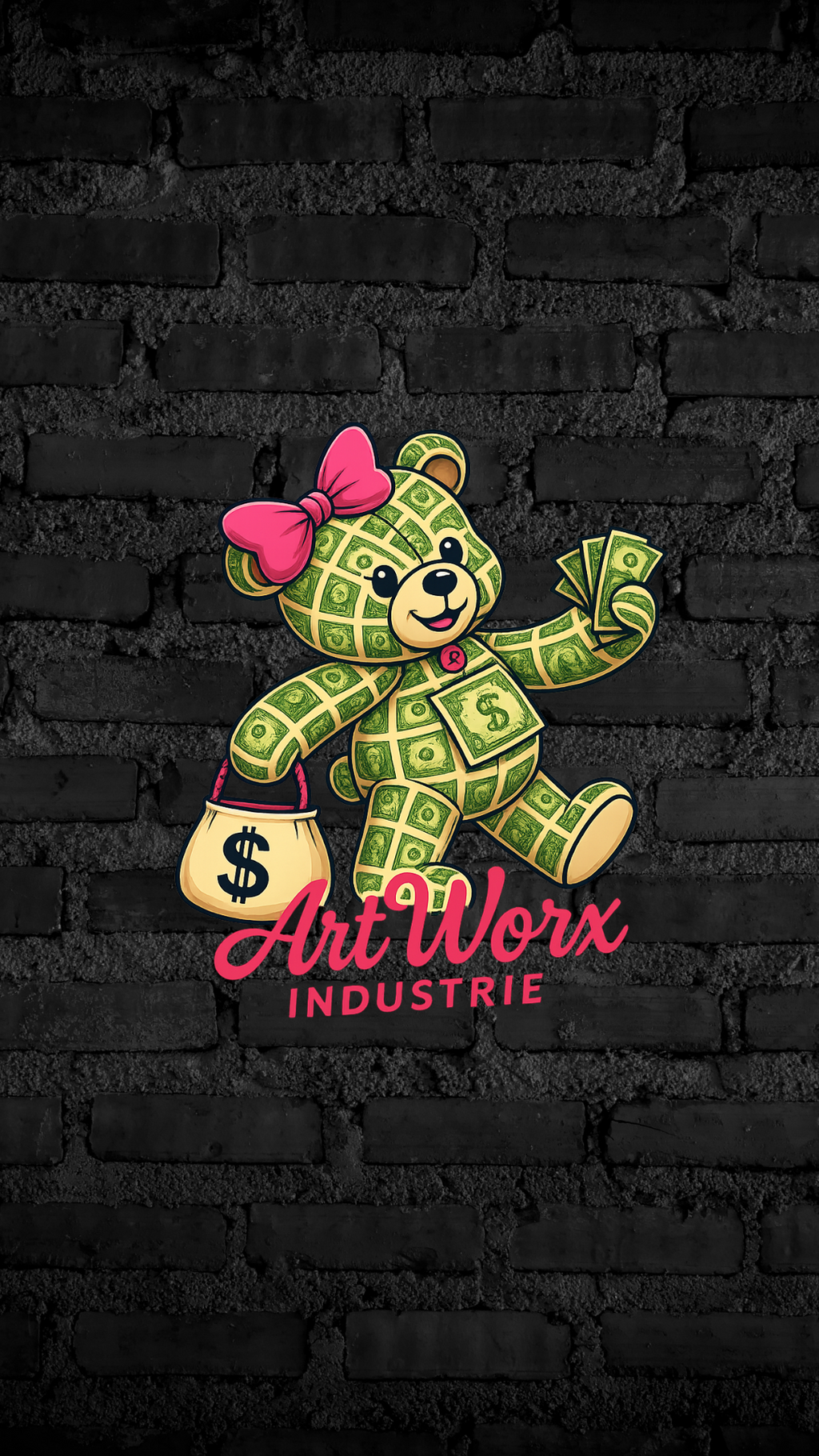 Art Worx Industrie MONEY BEAR – Heavy Cotton T-Shirt (Damen)