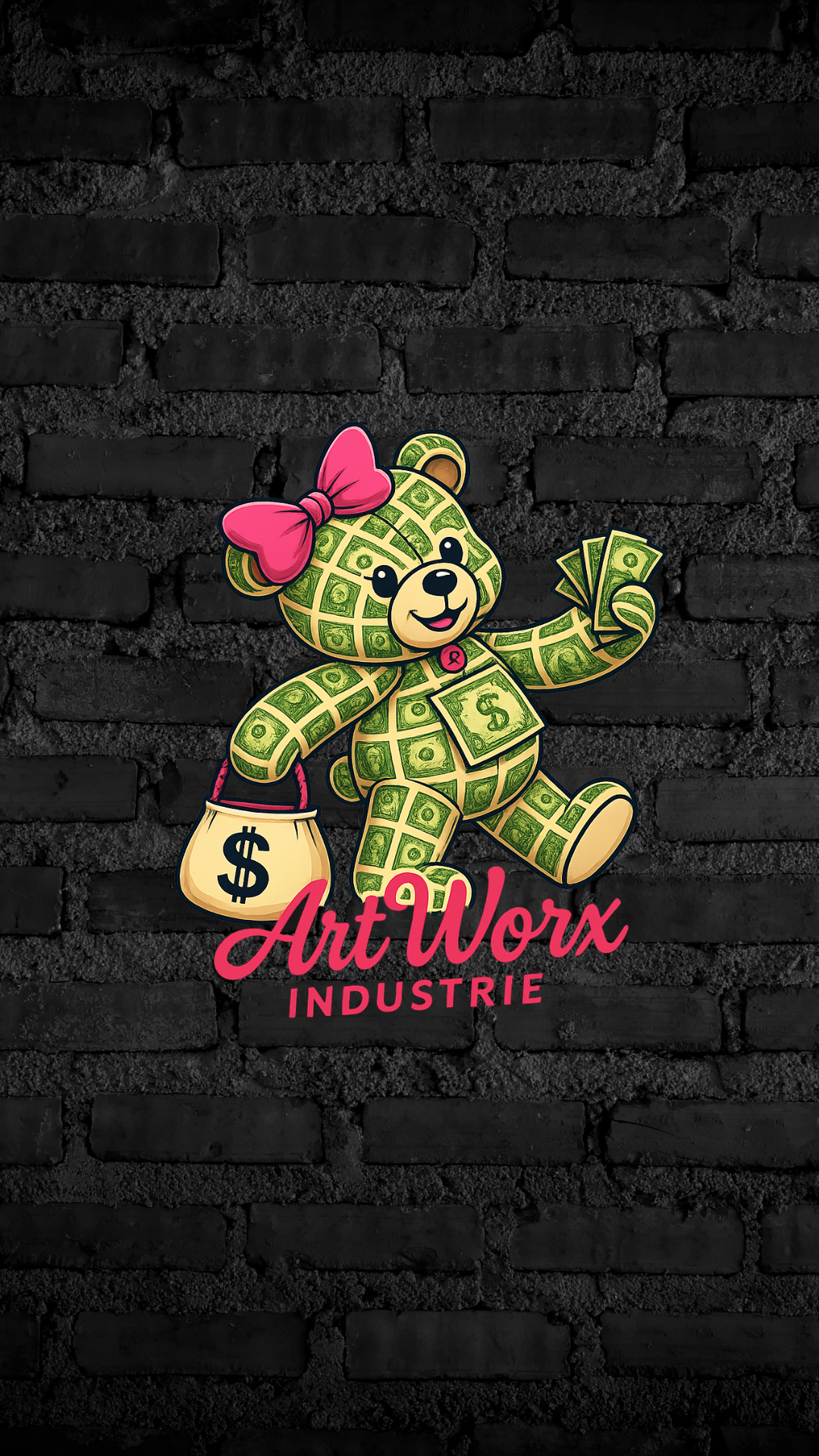 Art Worx Industrie MONEY BEAR – Heavy Cotton T-Shirt (Damen)