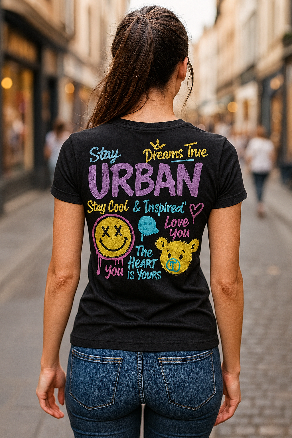 Art Worx Industrie STAY URBAN – Heavy Cotton T-Shirt (Damen)