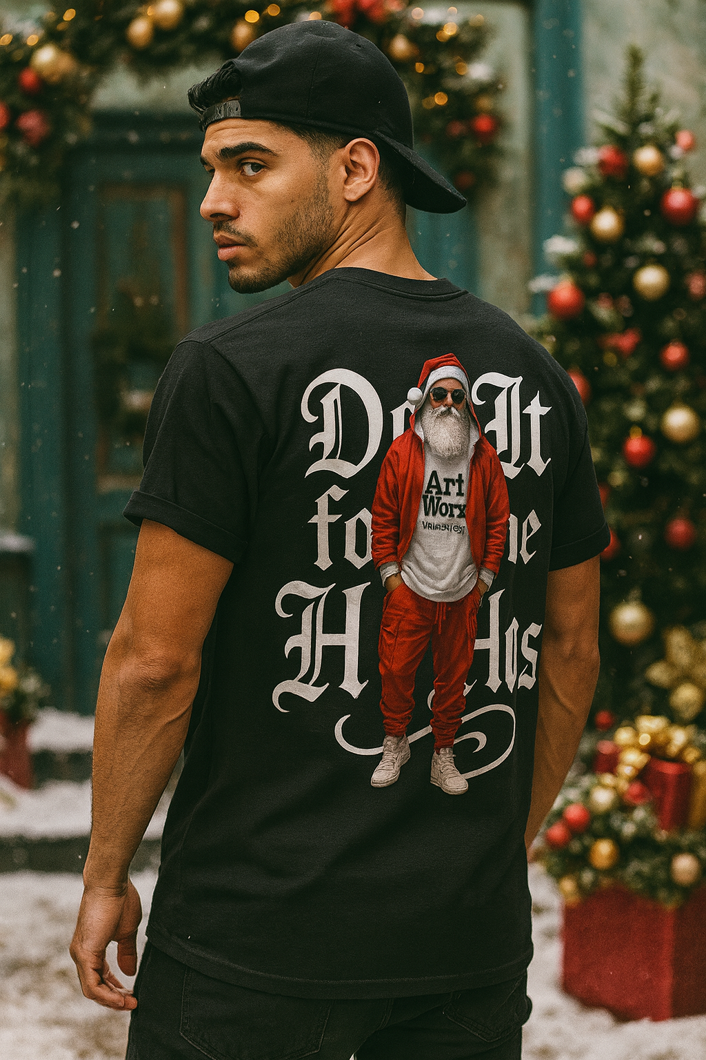 Art Worx Industrie DO IT FOR THE HOHOS SANTA – Heavy Cotton T-Shirt (Herren)