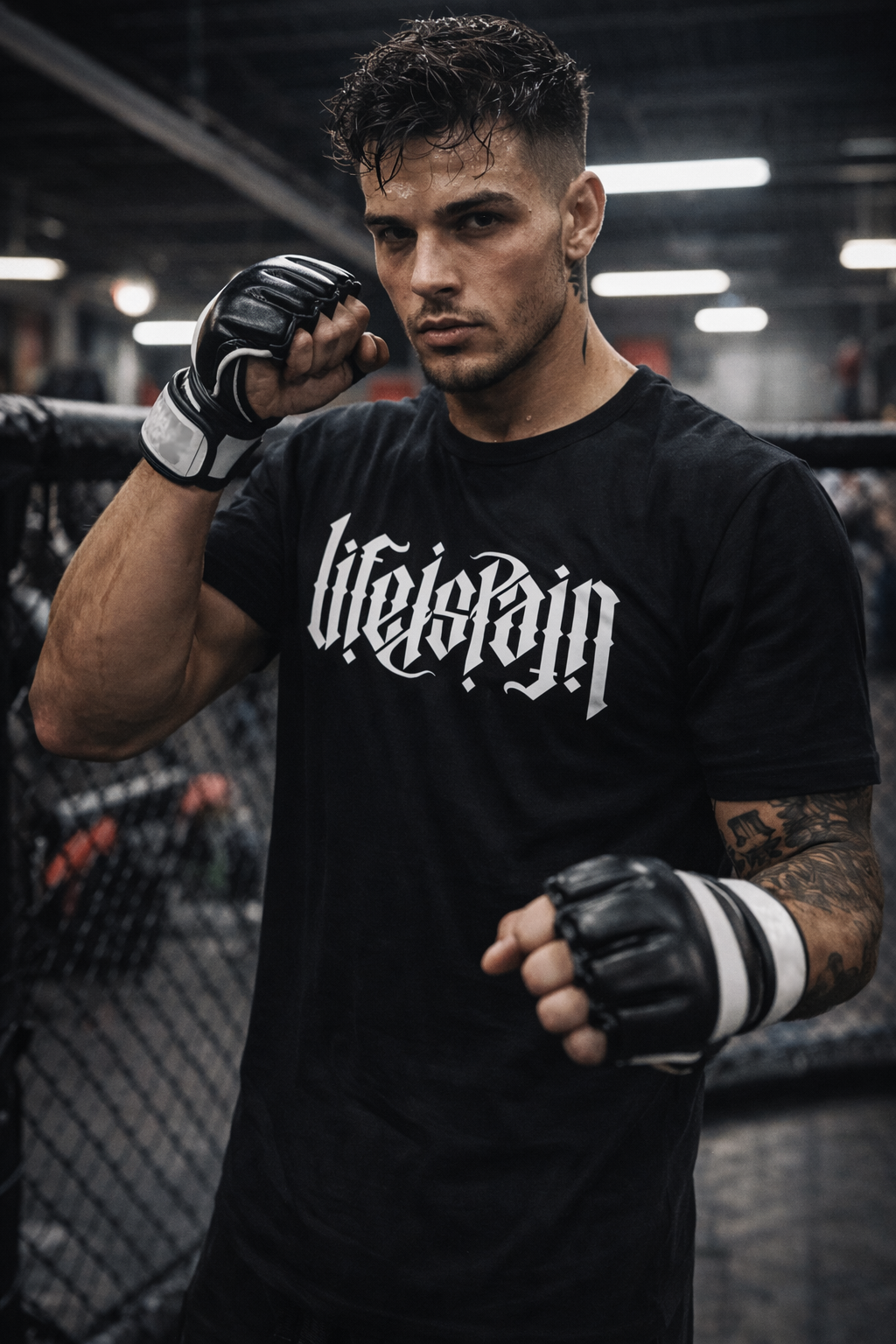 Art Worx Industrie LIFE IS PAIN – Heavy Cotton T-Shirt (Herren)